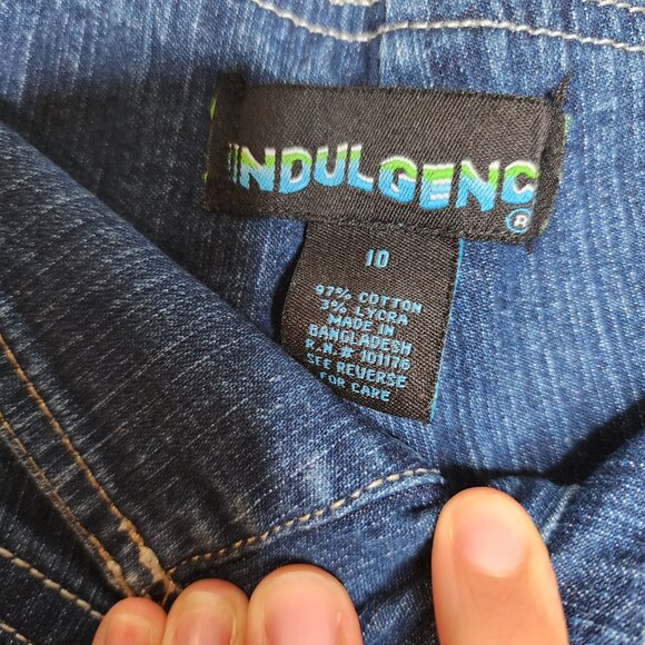 Y2k vintage indulgence mid rise denim Capri pants size 10 - Picture 7 of 8